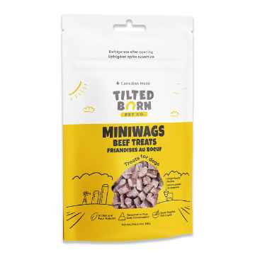 Picture of TREAT CANINE TILTED BARN Canadian Beef Miniwags - 100g