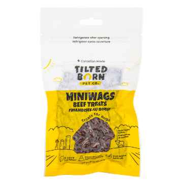 Picture of TREAT CANINE TILTED BARN Canadian Beef Miniwags - 100g