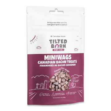 Picture of TREAT CANINE TILTED BARN Canadian Bacon Miniwags - 100g