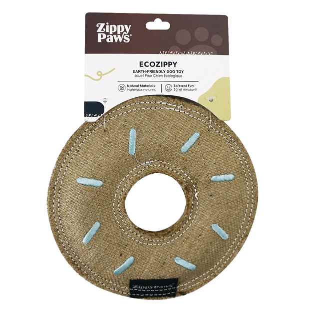 Picture of TOY DOG ZIPPYPAWS ecoZIPPY - Jute Donutz