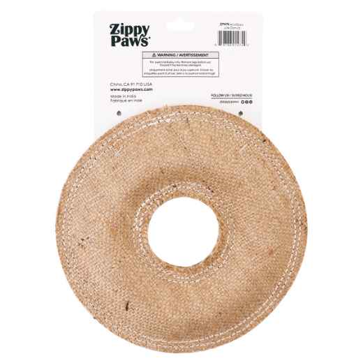 Picture of TOY DOG ZIPPYPAWS ecoZIPPY - Jute Donutz