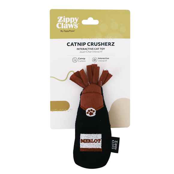 Picture of TOY CAT ZIPPYCLAWS Catnip Crusherz - Merlot