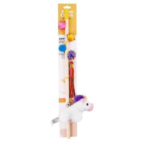 Picture of TOY CAT ZIPPYCLAWS ZippyStick - Unicorn