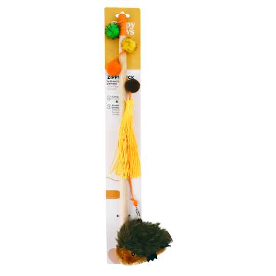 Picture of TOY CAT ZIPPY CLAWS ZippyStick - Hedgehog