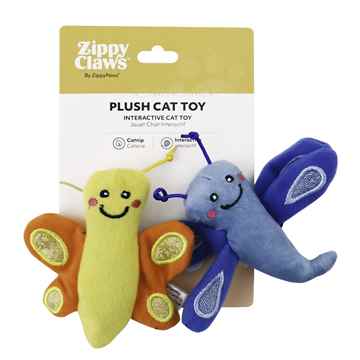 Picture of TOY CAT ZIPPY CLAWS Butterfly and Dragonfly - 2pk
