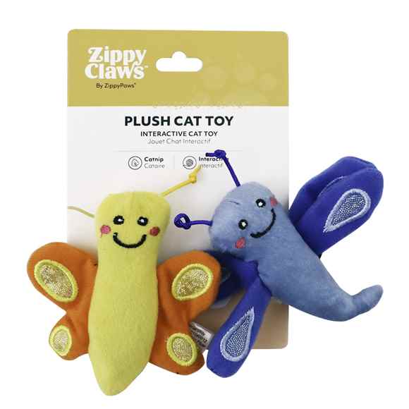 Picture of TOY CAT ZIPPYCLAWS Butterfly and Dragonfly - 2pk