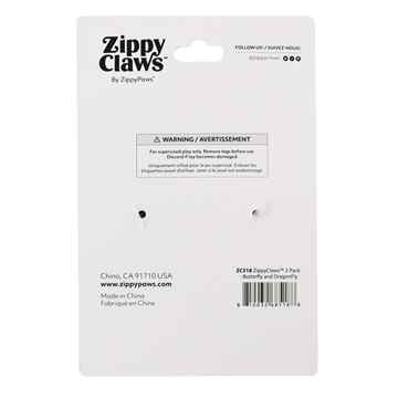 Picture of TOY CAT ZIPPY CLAWS Butterfly and Dragonfly - 2pk