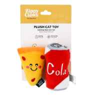 Picture of TOY CAT ZIPPYCLAWS NomNomz - Pizza and Cola