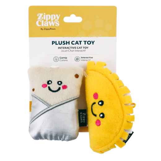 Picture of TOY CAT ZIPPYCLAWS NomNomz - Taco and Burrito