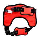 Picture of HARNESS CANINE SILVER PAW Heavy Duty Red - Large