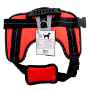 Picture of HARNESS CANINE SILVER PAW Heavy Duty Red - X Large