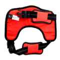 Picture of HARNESS CANINE SILVER PAW Heavy Duty Red - X Large