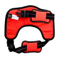 Picture of HARNESS CANINE SILVER PAW Heavy Duty Red - X Large