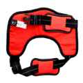 Picture of HARNESS CANINE SILVER PAW Heavy Duty Red - XX Large