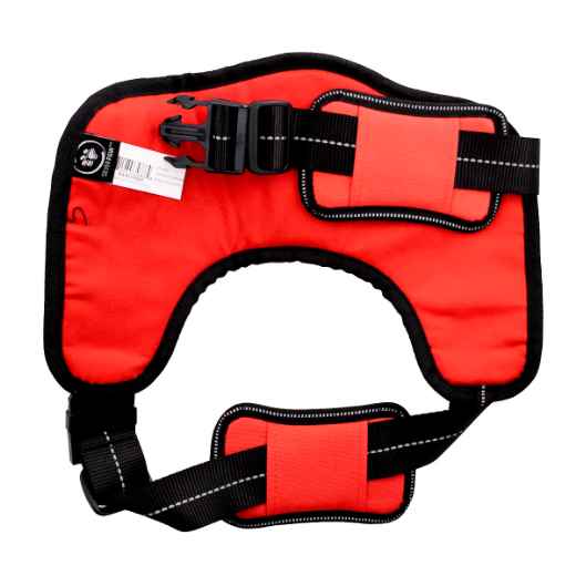 Picture of HARNESS CANINE SILVER PAW Heavy Duty Red - XX Large