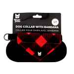 Picture of BANDANA CANINE POPLIN Red Plaid - Small