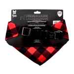 Picture of BANDANA CANINE POPLIN Red Plaid - X Large