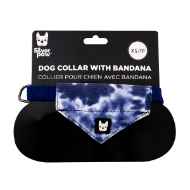 Picture of BANDANA CANINE POPLIN Blue Tie Dye - X Small