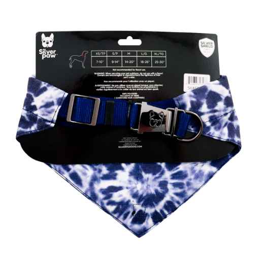 Picture of BANDANA CANINE POPLIN  Blue Tie Dye - X Large