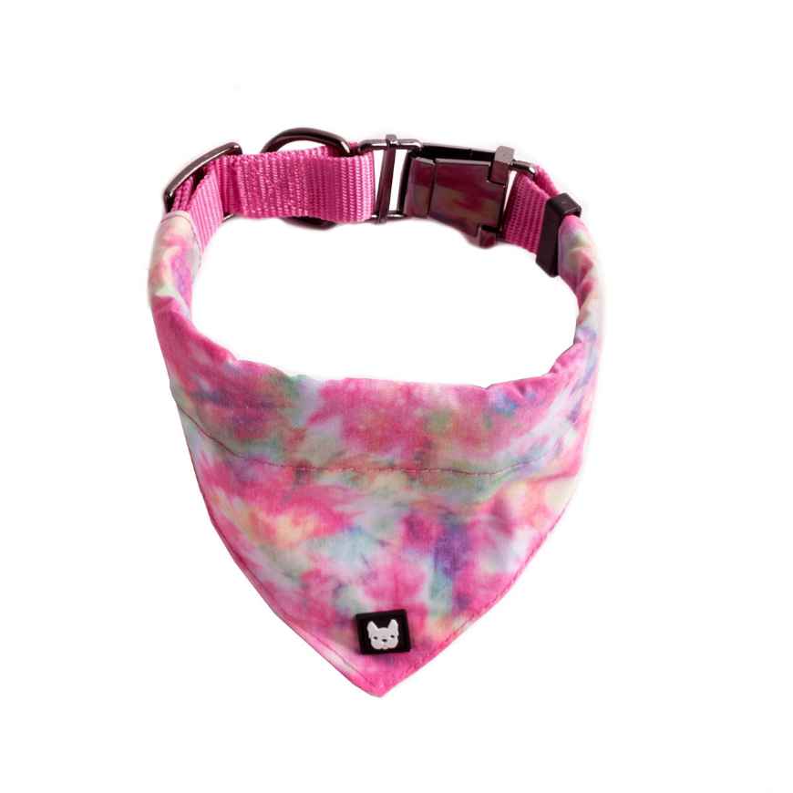 Picture of BANDANA CANINE POPLIN Pink Tie Dye - X Small