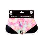 Picture of BANDANA CANINE POPLIN Pink Tie Dye - Medium