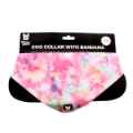 Picture of BANDANA CANINE POPLIN Pink Tie Dye - Large