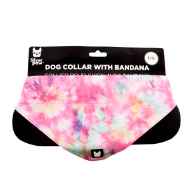 Picture of BANDANA CANINE POPLIN Pink Tie Dye - Large