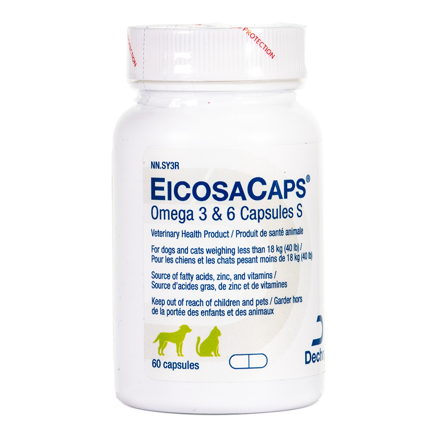 Picture of EICOSACAPS OMEGA 3-6 CAPS S(UP TO 40lbs) - 60's