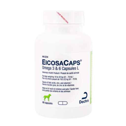 Picture of EICOSACAPS OMEGA 3-6 CAPS S(UP TO 40lbs) - 60's