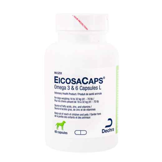 Picture of EICOSACAPS OMEGA 3-6 CAPS L (41-70lbs) - 60's