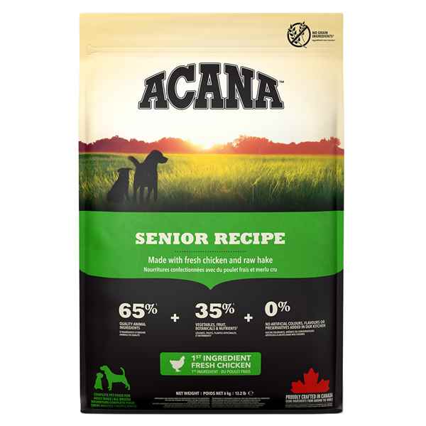 Picture of CANINE ACANA Senior Recipe - 6kg/13.2lb