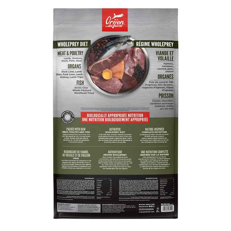 Picture of CANINE ORIJEN TUNDRA Dry Food - 11.4kg/25lb