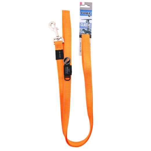 Picture of LEAD CANINE ROGZ UTILITY LUMBERJACK  Orange - 1in x 6ft