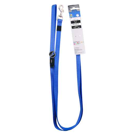 Picture of LEAD CANINE ROGZ UTILITY SNAKE Dark Blue - 5/8in x 6ft