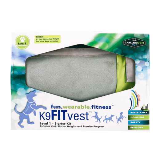 Picture of FITPAWS CANINE FITVEST Green - Medium