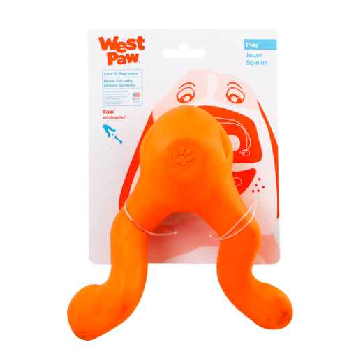 Picture of TOY DOG ZOGOFLEX Tizzi Toy Large - Tangerine