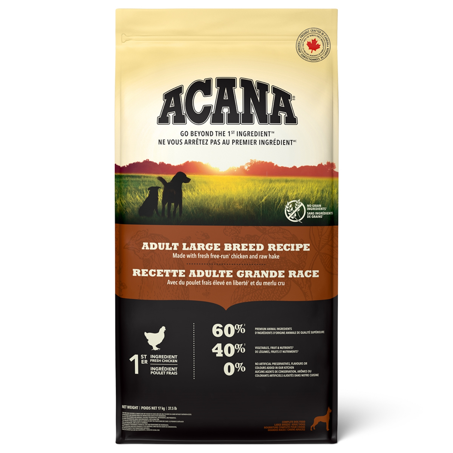 Picture of Canine ACANA Large Breed Adult Recipe - 17kg/37.5lb