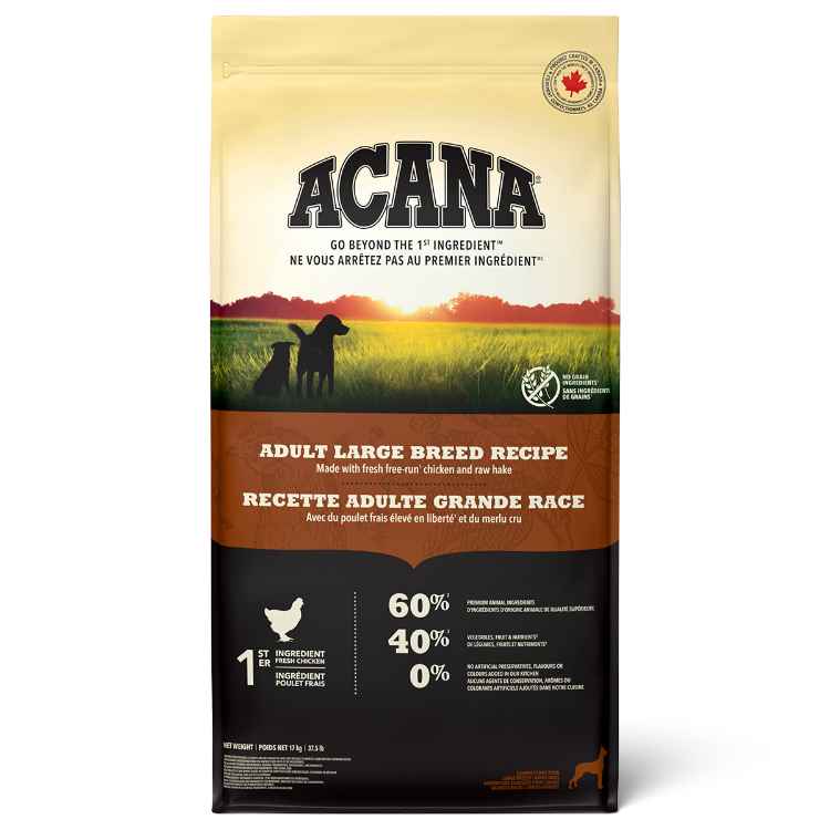 Picture of CANINE ACANA LARGE BREED Adult Recipe - 17kg/37.5lb