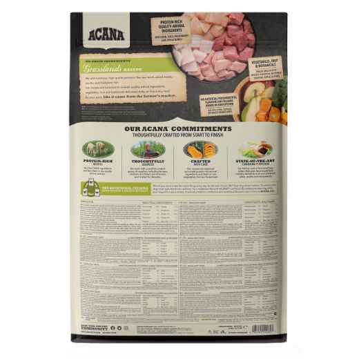 Picture of CANINE ACANA Highest Protein Grasslands Recipe - 6kg/13.2lb