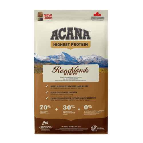 Picture of CANINE ACANA HIGHEST PROTEIN Ranchlands Recipe - 11.4kg/25lb