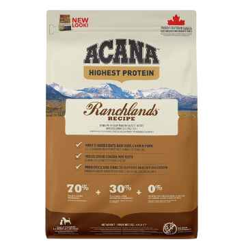 Show details for CANINE ACANA highest Protein Ranchlands Recipe - 2kg/4.4lb Picture of CANINE ACANA highest Protein Ranchlands Recipe - 2kg/4.4lb