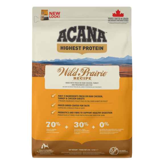 Picture of CANINE ACANA Highest Protein Wild Prairie Recipe - 2kg/4.4lb