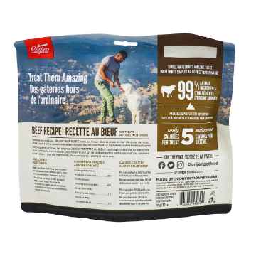Show details for TREAT CANINE ORIJEN FREEZE DRIED Beef- 92g/3.25oz Picture of TREAT CANINE ORIJEN FREEZE DRIED Beef- 92g/3.25oz