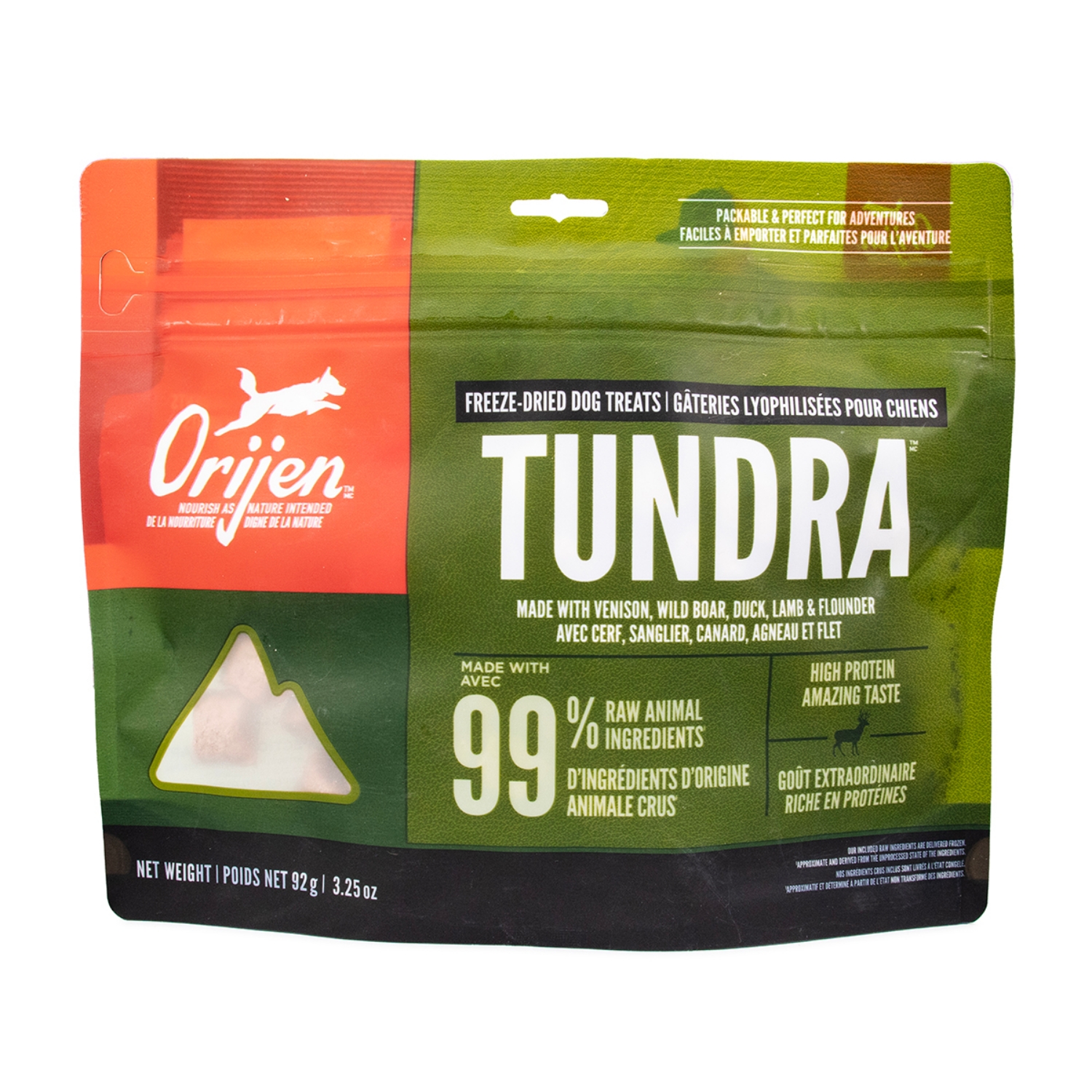 Picture of TREAT CANINE ORIJEN FREEZE DRIED Tundra - 92g/3.25oz