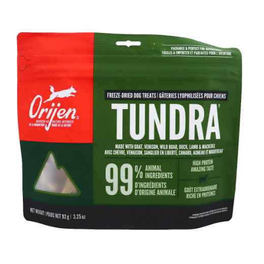 Picture of TREAT CANINE ORIJEN FREEZE DRIED Tundra - 92g/3.25oz