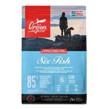 Show details for CANINE ORIJEN Six Fish Dry Food - 2kg/4.4lb Picture of CANINE ORIJEN Six Fish Dry Food - 2kg/4.4lb