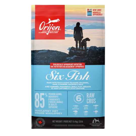 Picture of CANINE ORIJEN Six Fish Dry Food - 11.4kg/25lb