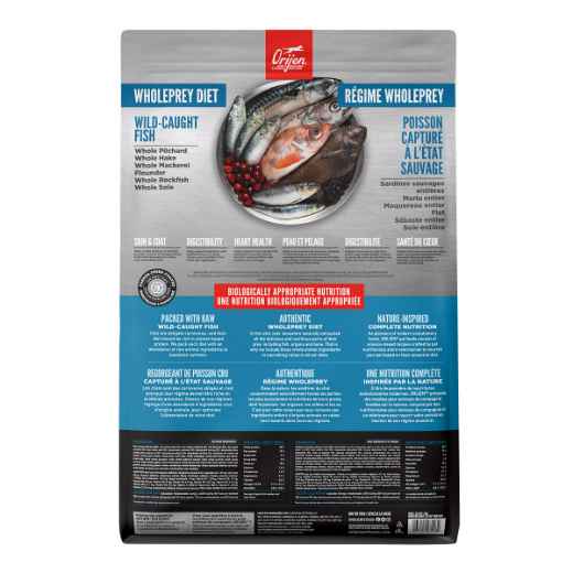 Picture of FELINE ORIJEN Six Fish Dry Food - 1.8kg/4lb