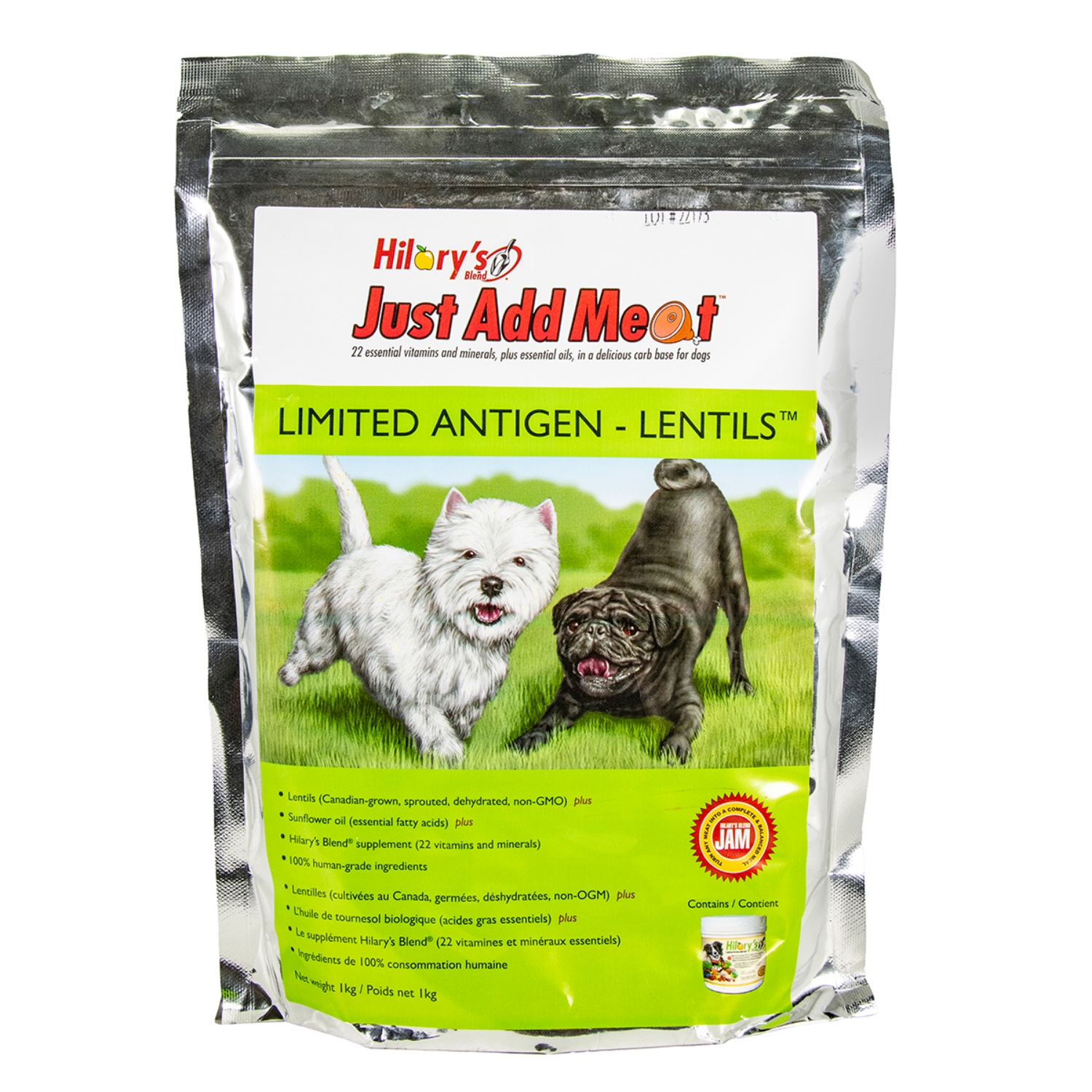 Picture of HILARYS JAM LIMITED ANTIGEN LENTILS - 1kg