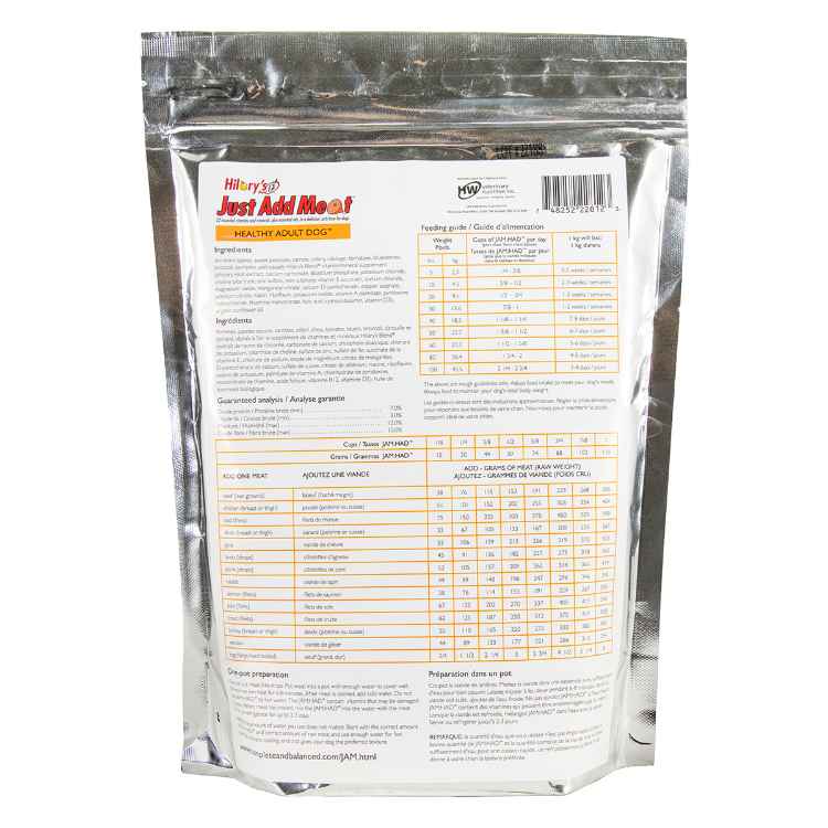 Picture of HILARYS JAM HEALTHY ADULT DOG - 1kg